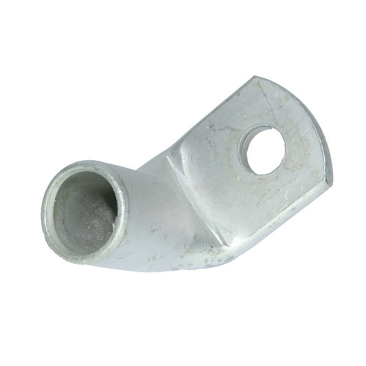 Presskabelsko 16mm² med 5mm hull og 90 graders vinkel, laget av kobber, godkjent opp til 200 grader Celsius.
