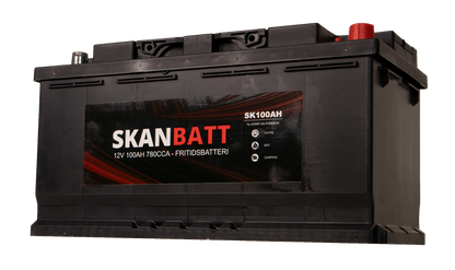 Skanbatt Fritidsbatteri 12V 100Ah 780Cca +Høyre shown in detail view