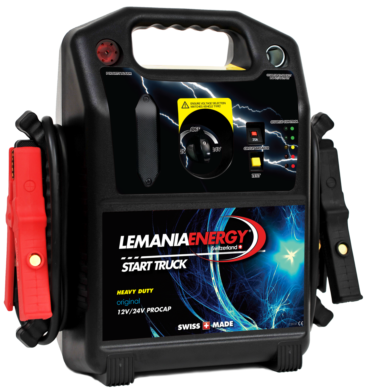 LEMANIA PROCAP Startbooster Proff 12/24V 4400A