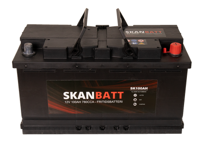 Skanbatt Fritidsbatteri 12V 100Ah 780Cca +Høyre shown in product view image 5