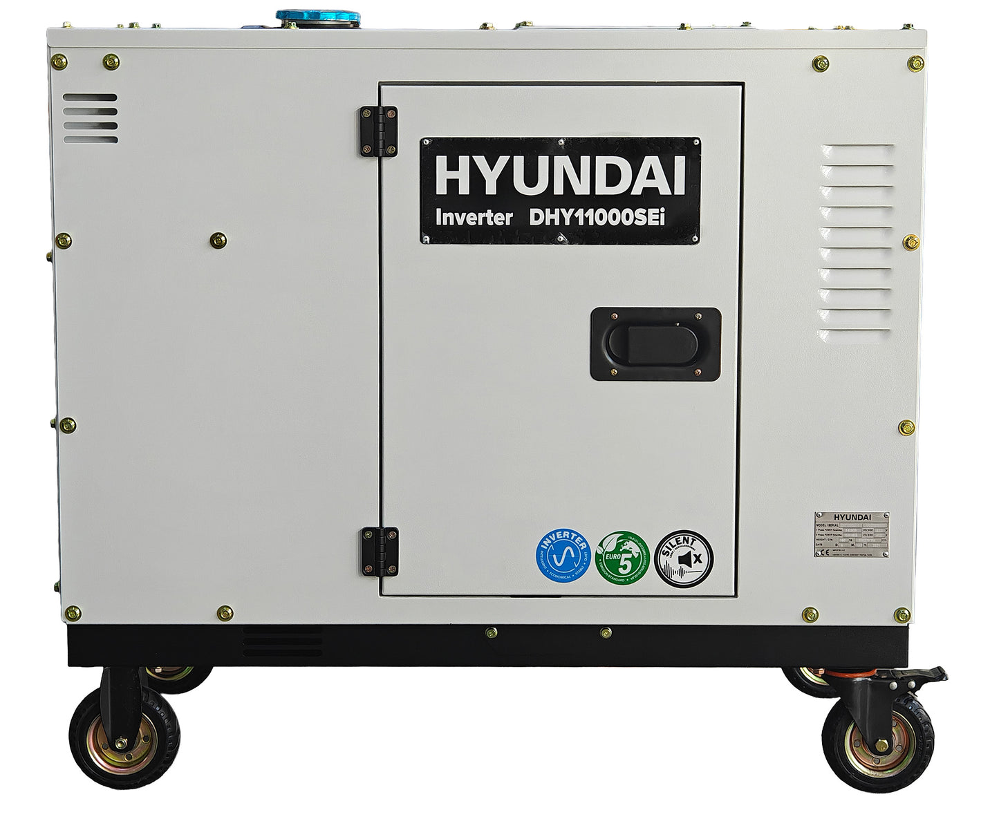 HYUNDAI DHY11000SEi Diesel Inverter Strømaggregat 8000W - Elektrisk start - Forvarming - ATS