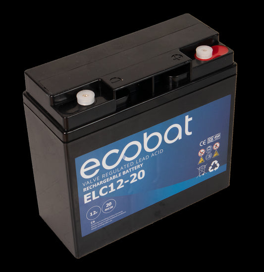 ECOBAT ELC12-20 AGM Batteri 12V 20AH (RT12180) - Image 1
