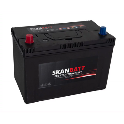 SKANBATT EFB Startbatteri 12V 95AH 820CCA (304x172x225mm) +L