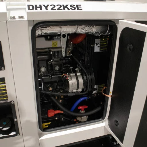 Hyundai Dhy22Kse Diesel Strømaggregat 22Kva 400V 3-Fase - 1500Rpm - Vannkjølt