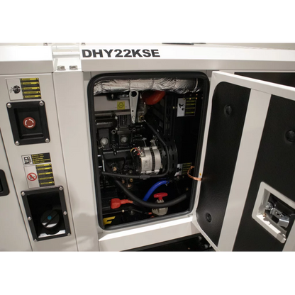 Hyundai Dhy22Kse Diesel Strømaggregat 22Kva 400V 3-Fase - 1500Rpm - Vannkjølt