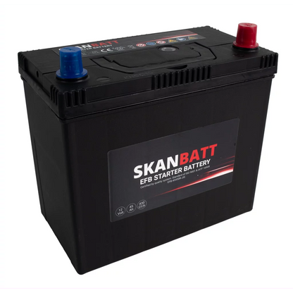 SKANBATT EFB Startbatteri 12V 45AH 430CCA (238x129x223mm) +R