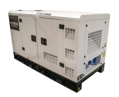 Hyundai Dhy22Kse Diesel Strømaggregat 22Kva 400V 3-Fase - 1500Rpm - Vannkjølt shown in product view image 2