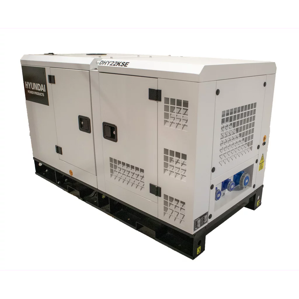 Hyundai Dhy22Kse Diesel Strømaggregat 22Kva 400V 3-Fase - 1500Rpm - Vannkjølt