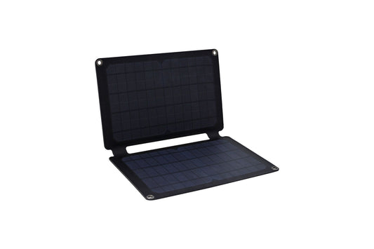 SKANBATT 'Alt i ett' Bærbart Solcellepanel 14W (2x7W) - Image 1