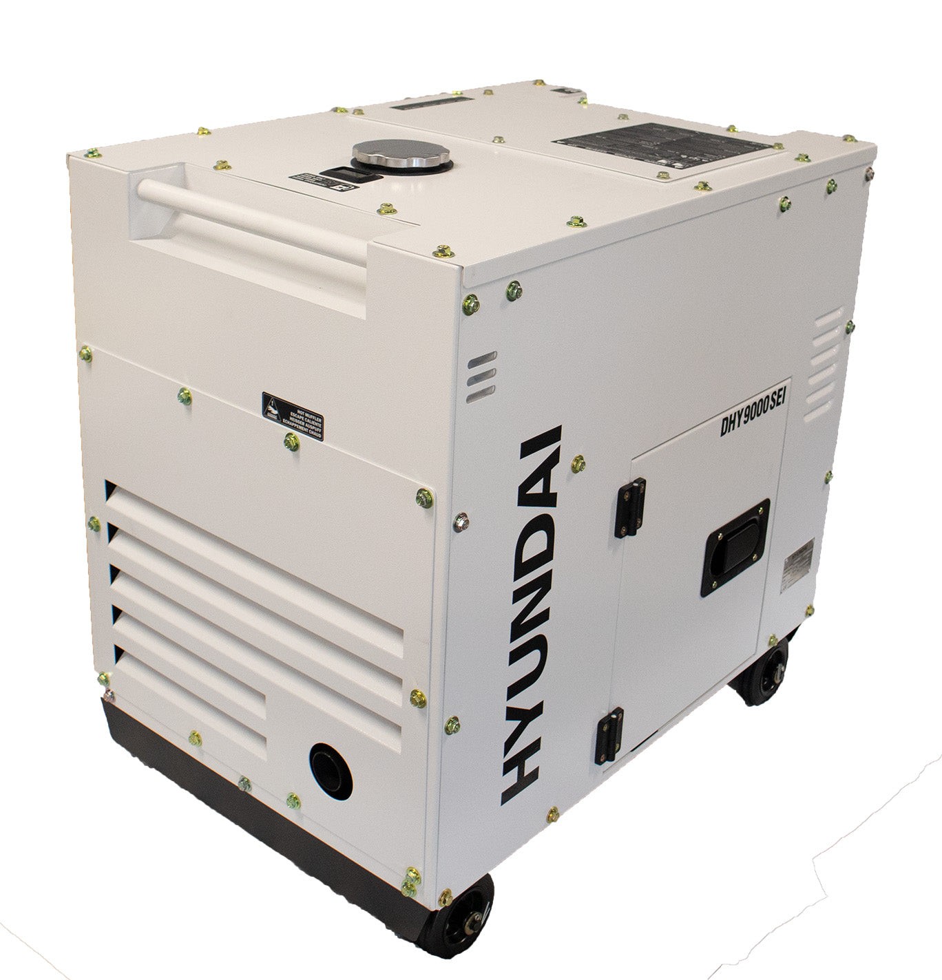 HYUNDAI DHY9000SEi Diesel Inverter Strømaggregat 6500W - Elektrisk start - Forvarming - ATS