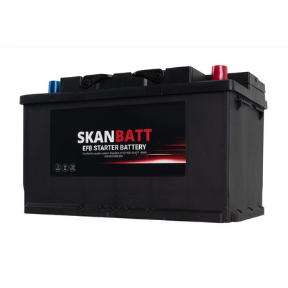 SKANBATT EFB Startbatteri 12V 80Ah 730CCA (315x175x190mm) +R