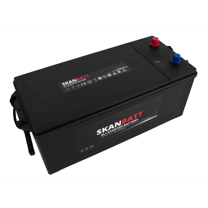 SKANBATT SLI HD Startbatteri 12V 180AH 1100CCA (513x224x218mm) +R