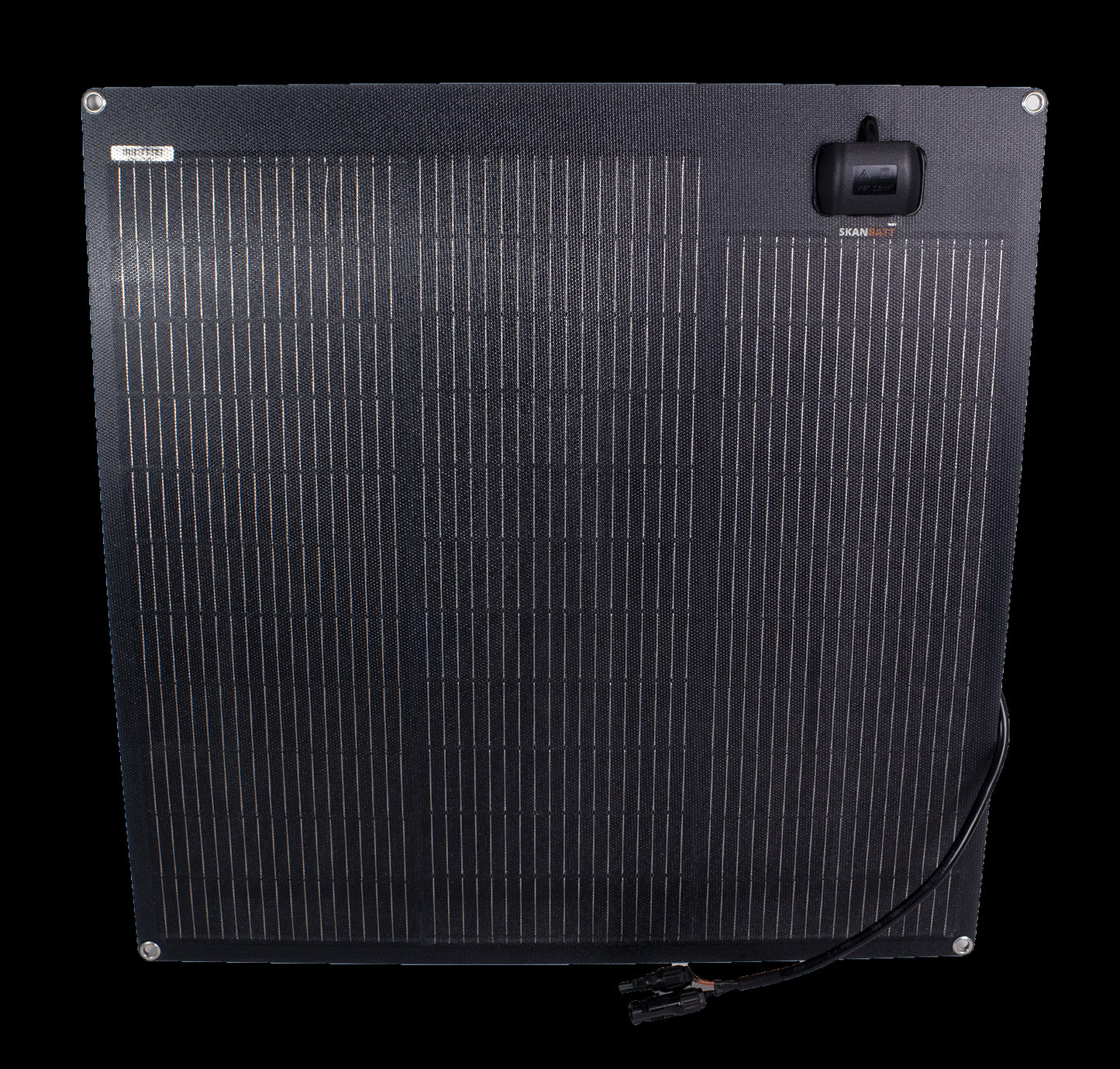 SKANBATT Fleksibelt Solcellepanel 75W - ETFE - 670x670x3mm - Image 2