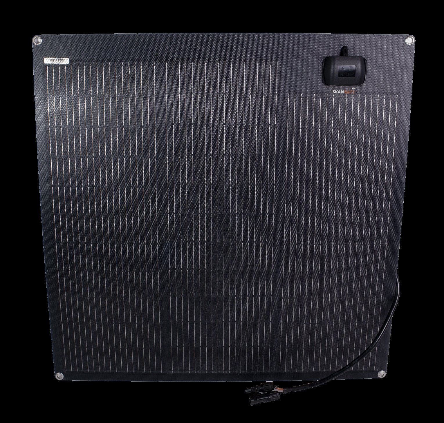 SKANBATT Fleksibelt Solcellepanel 75W - ETFE - 670x670x3mm - Image 2
