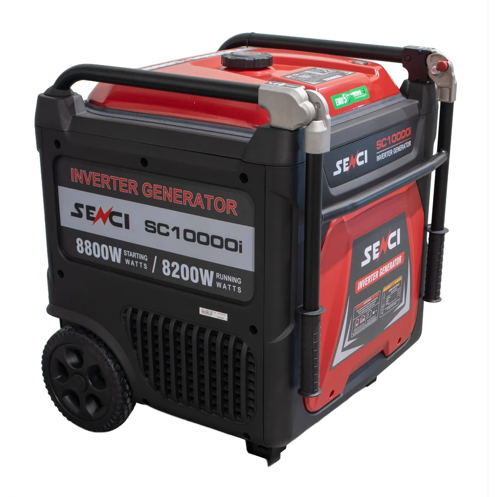 SENCI SC10000i Inverter Aggregat - Bensin - Max 9000W - ATS / Relestyring - Elektrisk start