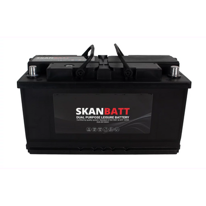 SKANBATT Dual Purpose 12V 100AH 970CA (353x175x190mm) +R