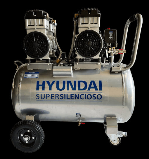 HYUNDAI HYAC100-3S Stillegående kompressor 100l / 2200W - Image 2