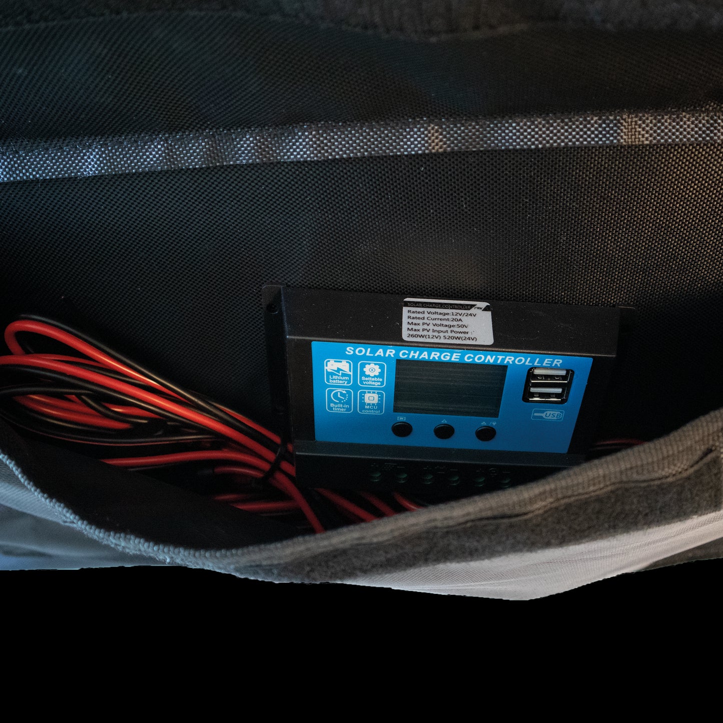 SKANBATT Sammenleggbart Solcellepanel 60W m/regulator  (SMB - 60W ) - Image 2