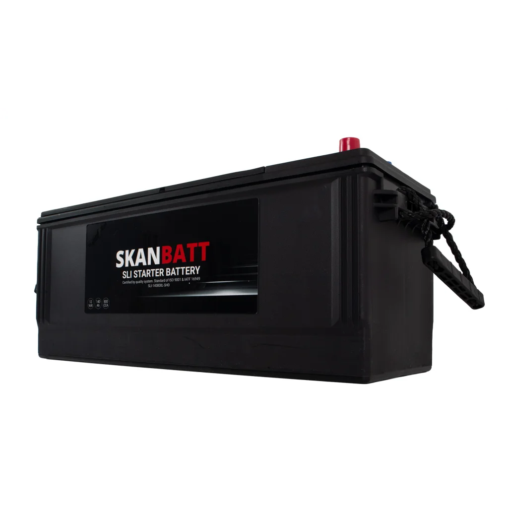 SKANBATT SLI SHD Startbatteri 12V 140AH 800CCA (513x189x223mm) +L