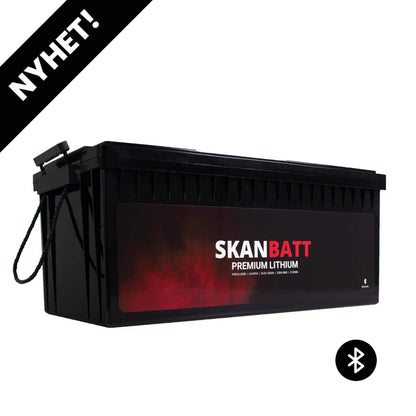 Produktbilde av SKANBATT Premium Lithium - 24V 200Ah 200A BMS - 522x268x218mm - Bluetooth - 8 Års garanti