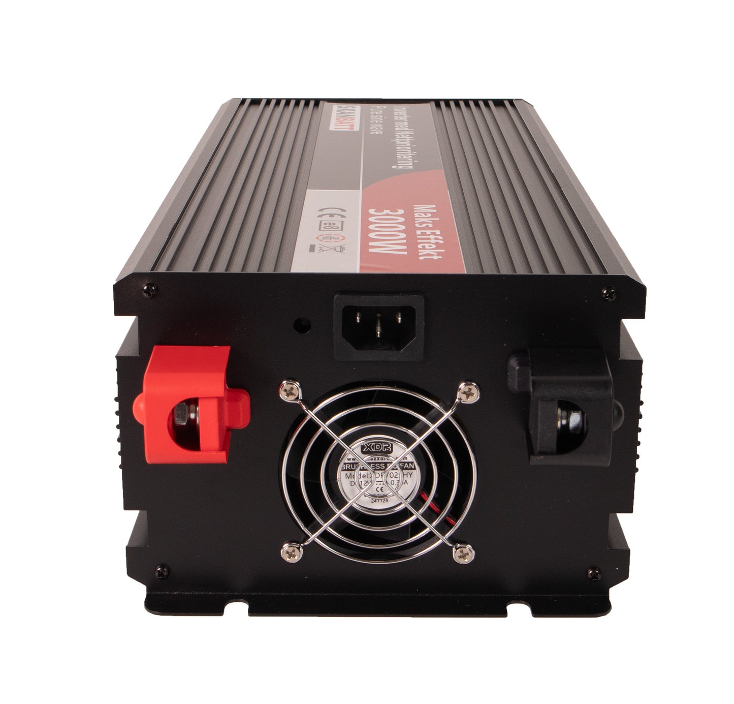 Skanbatt Inverter 12V 3000W Ren Sinus Med Nettprioritering, Trådløs Fjernkontroll