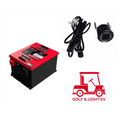 ROLLS Lithium Batteri til Golfbil - 48V 105AH 200A BMS - Bluetooth - Display