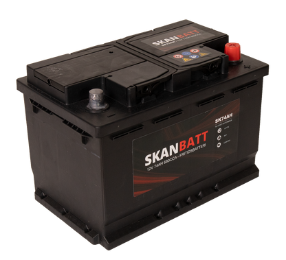 Skanbatt Fritidsbatteri 12V 74Ah 680Cca +Høyre shown in product view