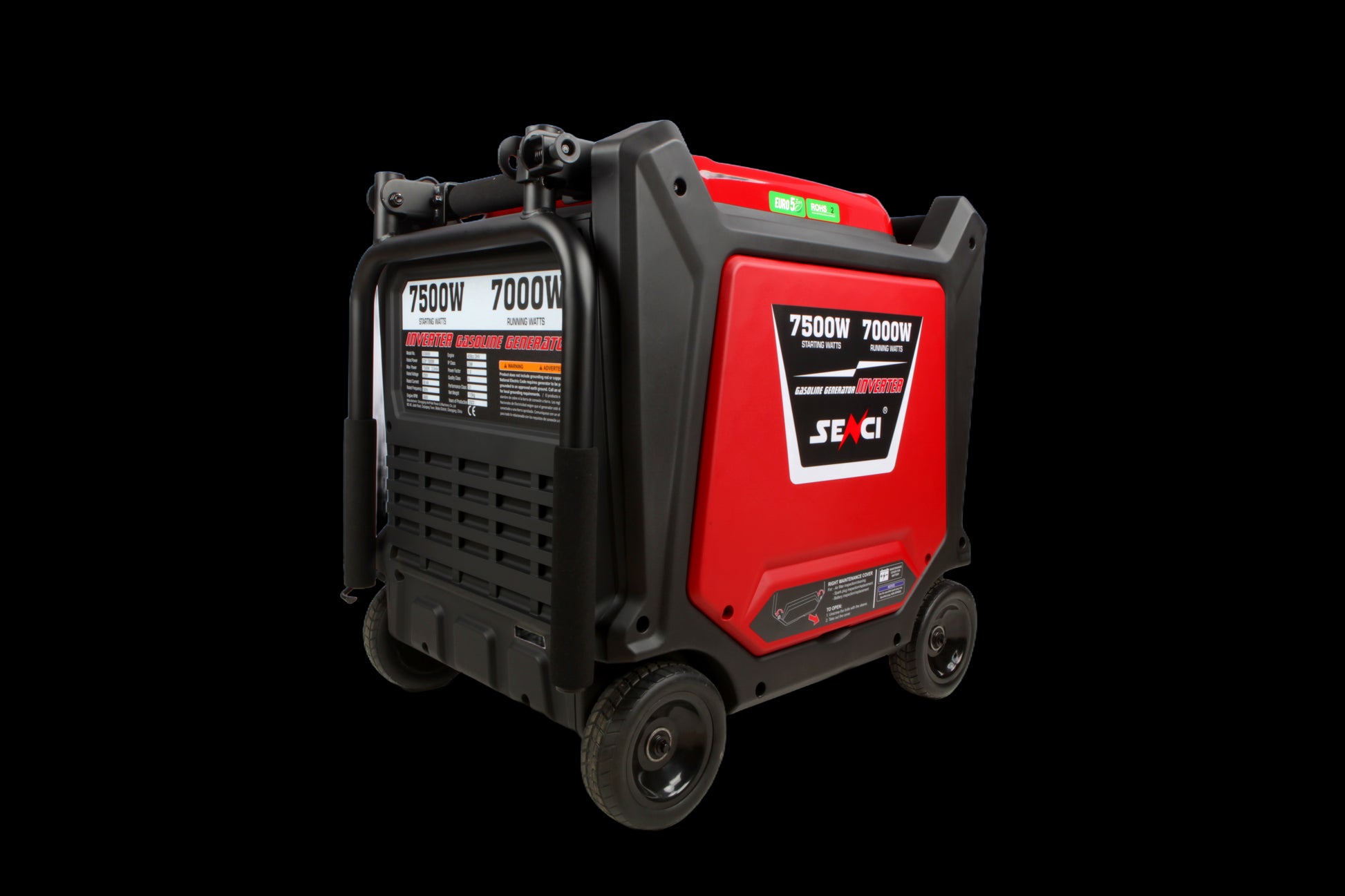 SENCI SC8000i Inverter Aggregat - Bensin - Max 7500W - ATS - Elektrisk start - Image 4