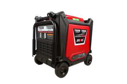 Senci Sc8000I Inverter Aggregat - Bensin - Max 7500W - Ats - Elektrisk Start - inkl. klargjøring label detail