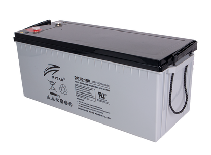 Ritar Agm Deep Cycle Batteri 12V 180Ah C10 +Høyre shown in product view