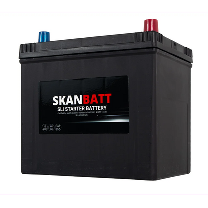 SKANBATT SLI Startbatteri 12V 68AH 550CCA (232x173x225mm) +R