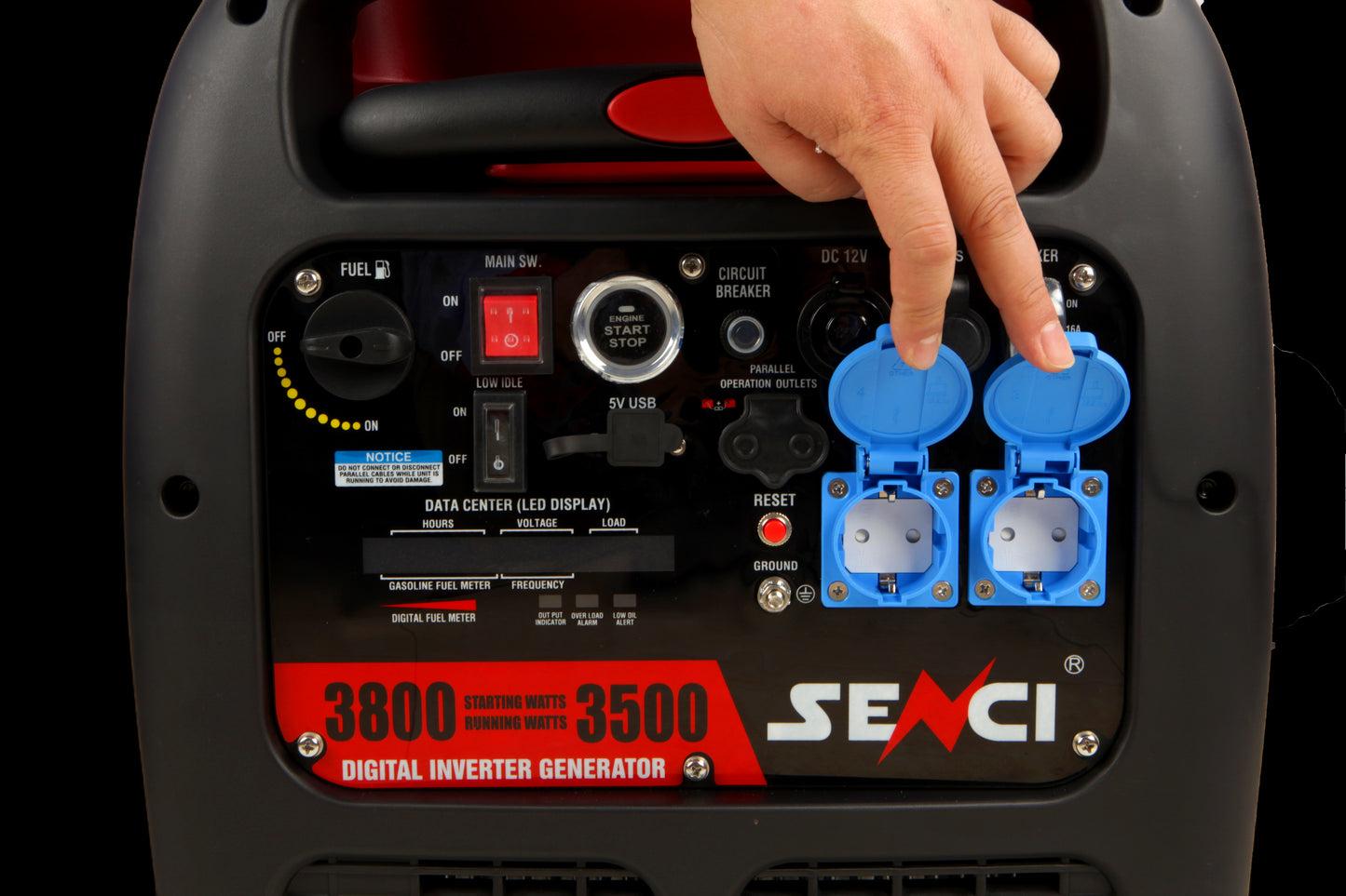 SENCI SC4000iE-O Inverter Aggregat - Bensin - Max 3800W - ATS - Elektrisk start - Image 3