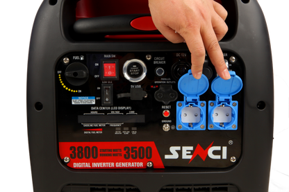 Senci Sc4000Ie-O Inverter Aggregat - Bensin - Max 3800W - Ats - Elektrisk Start - inkl. klargjøring shown in detail view