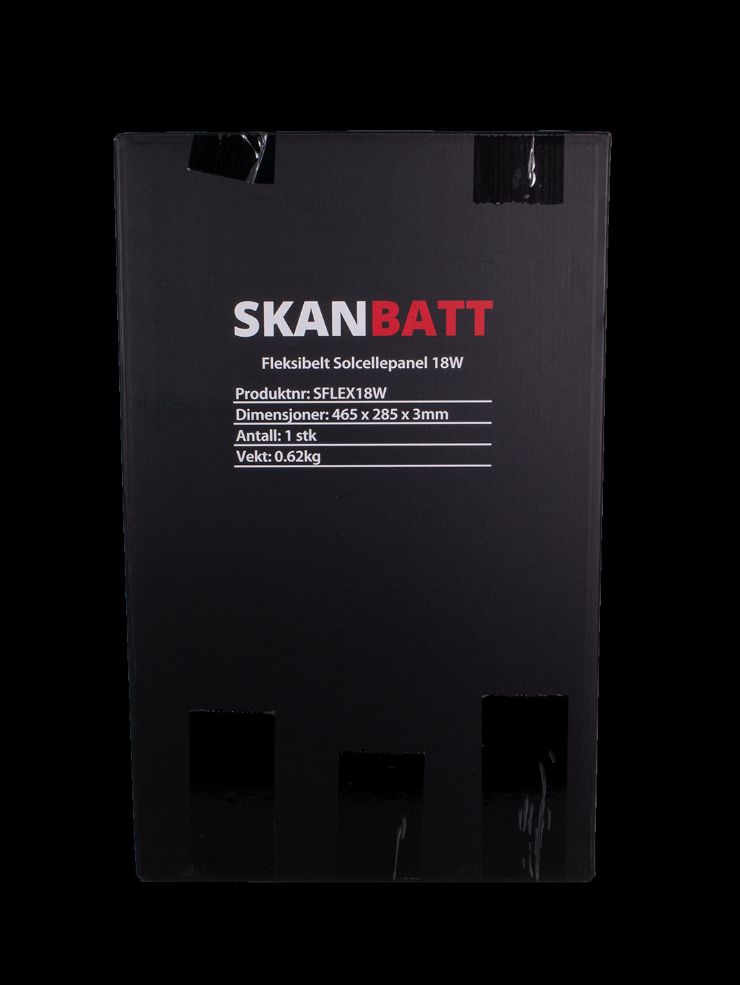 SKANBATT Fleksibelt Solcellepanel 18W - ETFE - 465x285x3mm - Image 4