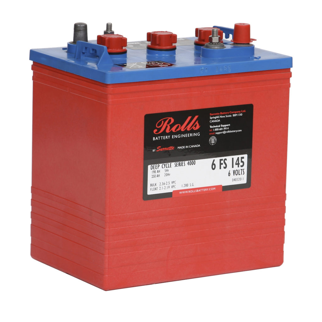 ROLLS 6-FS-145 Deep Cycle Batteri 6V 250AH (259x181x290mm) - Image 1
