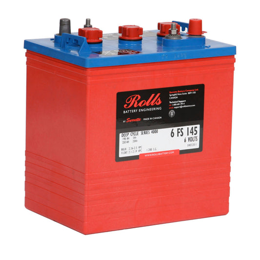 ROLLS 6-FS-145 Deep Cycle Batteri 6V 250AH (259x181x290mm) - Image 1