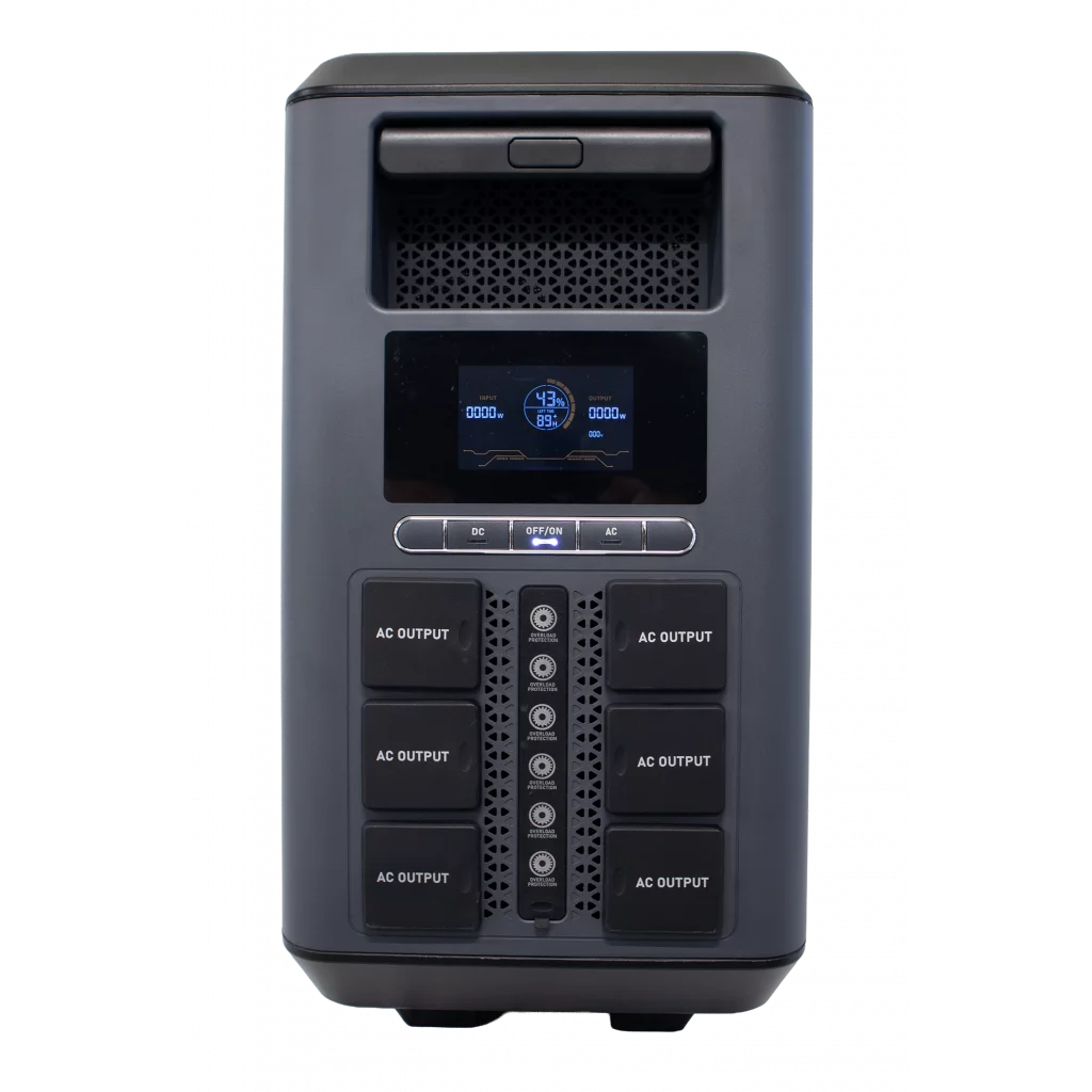 SENCI Lithium LPS 5376Wh Power Station med 5000W (10000W) sinus inverter