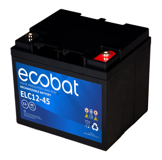 ECOBAT VRLA 12V 40Ah C10 (195x165x170) (Tilsvarer RA12-40) - Image 1