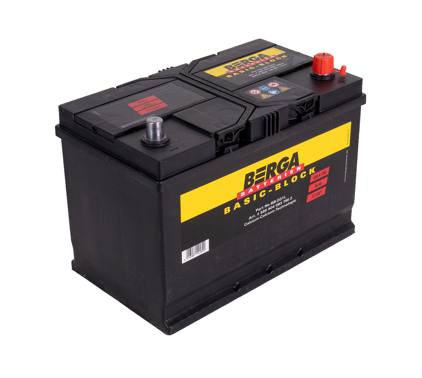 Berga Basic Block 12V 95Ah 830Cca shown in product view