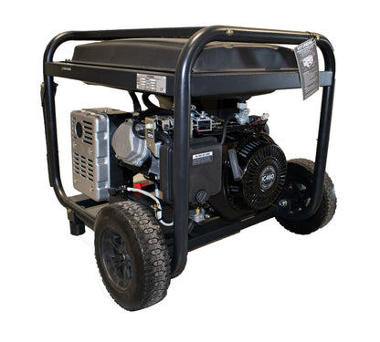 HYUNDAI HY10000LEK-3 Strømaggregat 10kVA - 230V 3-FAS - BENSIN - inkl. klargjøring shown in angle view