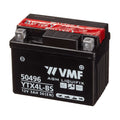 VMF MC Batteri 12V 4AH 40CCA (114x71x86) +høyre | YTX4L-BS ( LUCAS LTX4LBS )