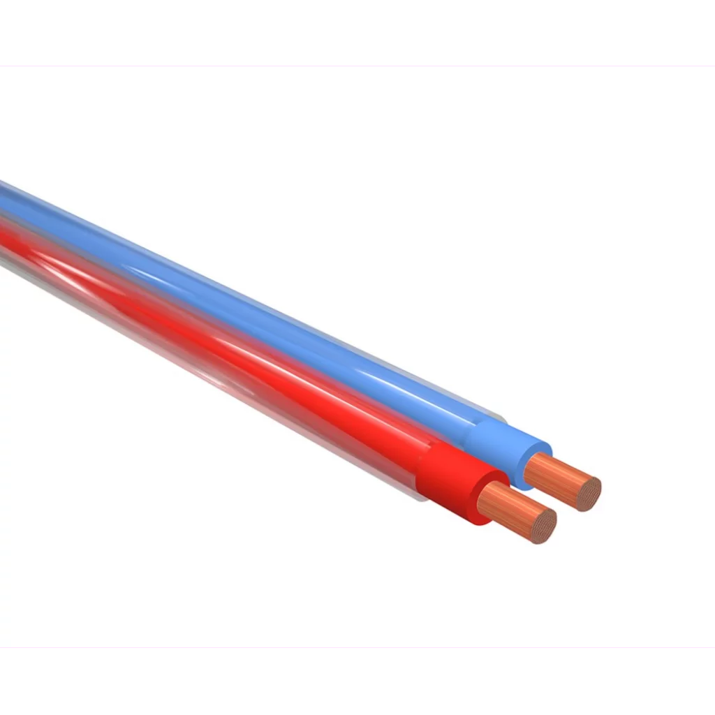 Produktbilde av KABEL 2x10mm2 rød / blå - Dobbelisolert