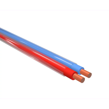 Produktbilde av KABEL 2x10mm2 rød / blå - Dobbelisolert