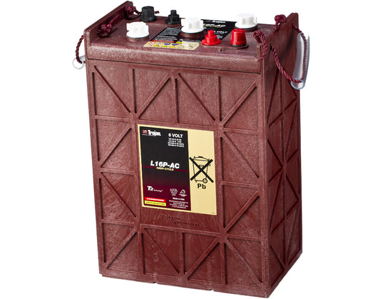 TROJAN Deep Cycle Traksjonsbatteri 6V 420AH (296x176x425mm) +diagonalt - Image 1