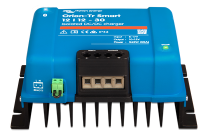 Victron Orion Tr Smart Dc-Dc Lader 12>12V 30A (Galvanisk Isolert) shown in angle view