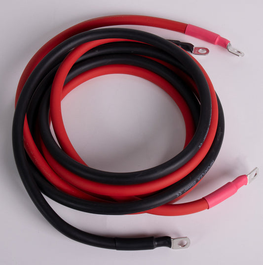 Batterikabel 2x25mm2 m/8mm 200cm - Image 1