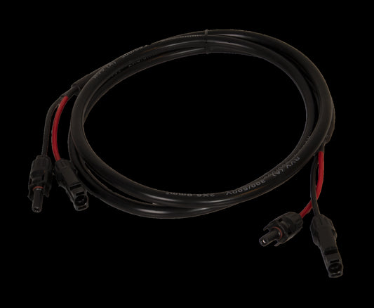 PV Kabel skjøt 2m (MC4 hann + MC4 hunn) - Image 1