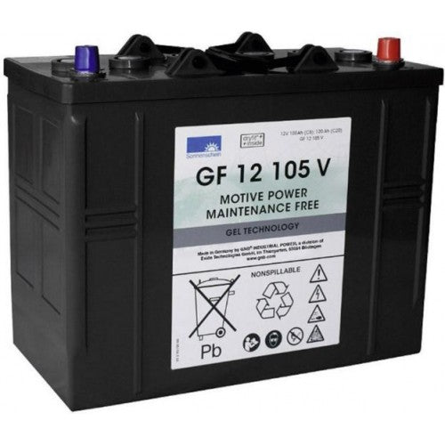 Sonnenschein Gel Batteri 12V 105Ah +Høyre shown in product view
