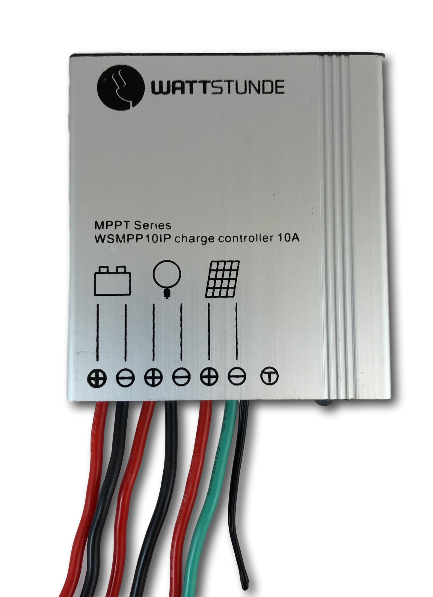 WATTSTUNDE MPPT 10A 12V solcellstegulator VATTENTÄT IP67