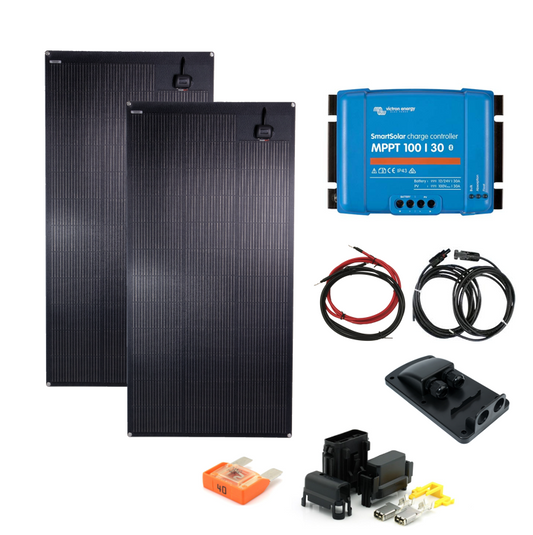 Skanbatt 135X67 - 320W Flexi Komplett Kit 2X160W Med Victron Bt Mppt shown in product view